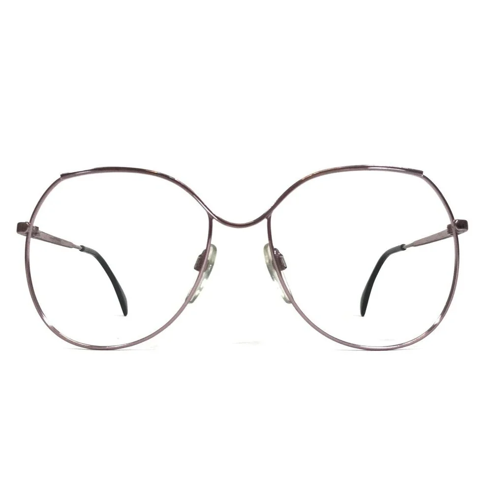 Vintage Silhouette Eyeglasses Frames M 6007 Pink Round Full Rim 56-16-130